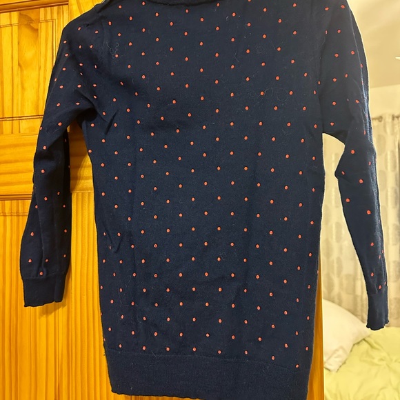J. Crew Polka Dot Merino Wool Sweater - Picture 4 of 4